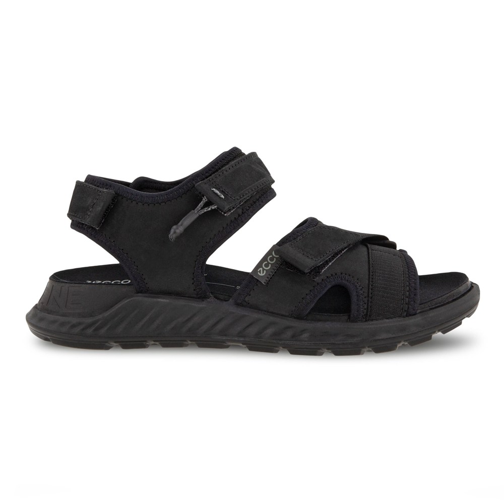 ECCO Womens Sandals Black - Exowrap 3S Velcro - ORT-487063